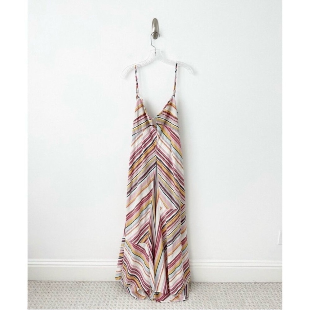 NWT Anthropologie Stripe Maxi Dress M Tank Sundress Vacation Cotton 6 8 - Picture 5 of 8